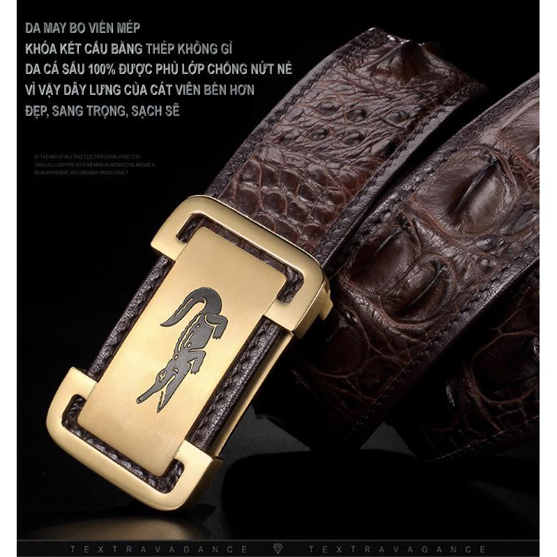 [HÀNG CHẤT] thắt lưng da cá sấu | BigBuy360 - bigbuy360.vn