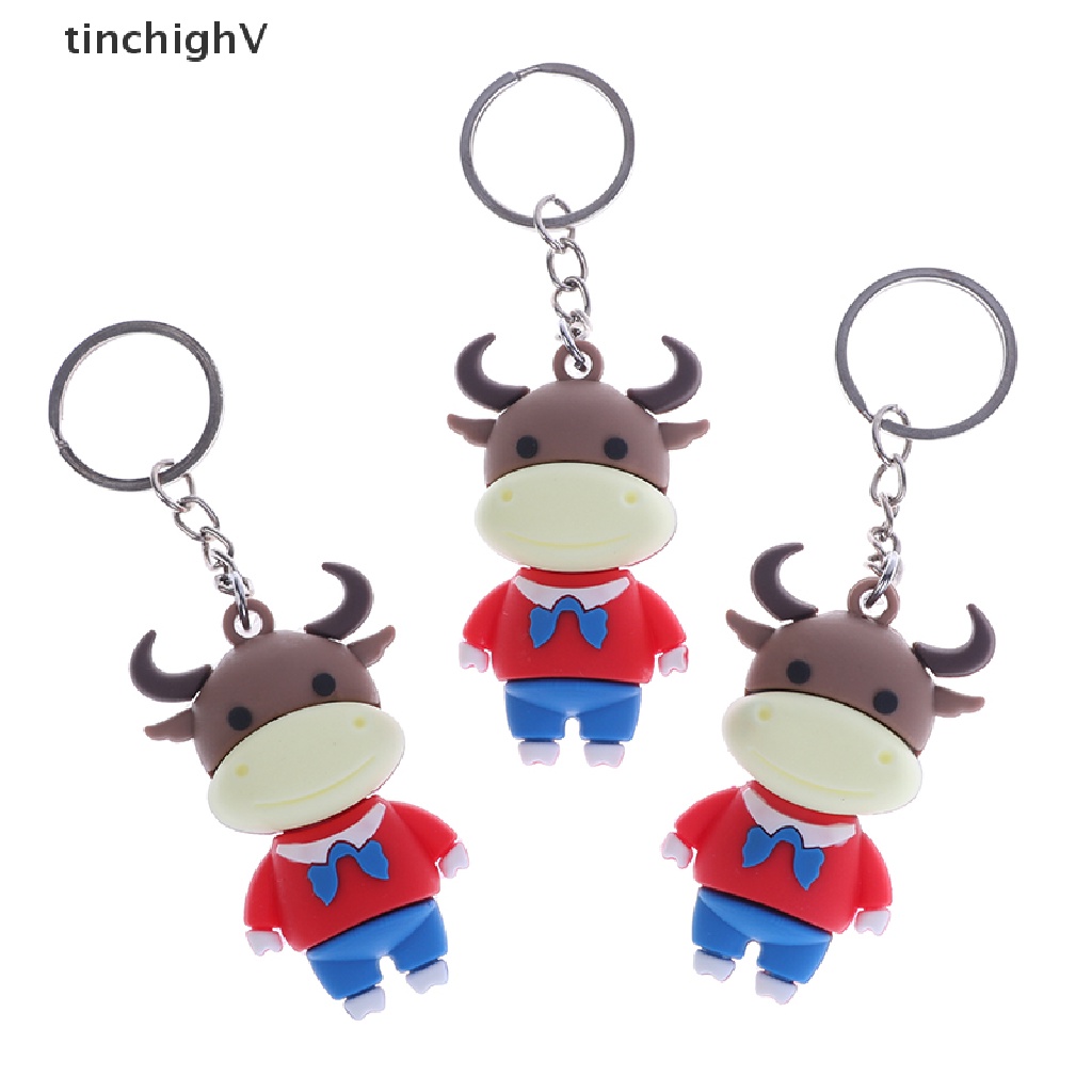 Móc Khóa Hình Búp Bê Bò Ox Năm 2021