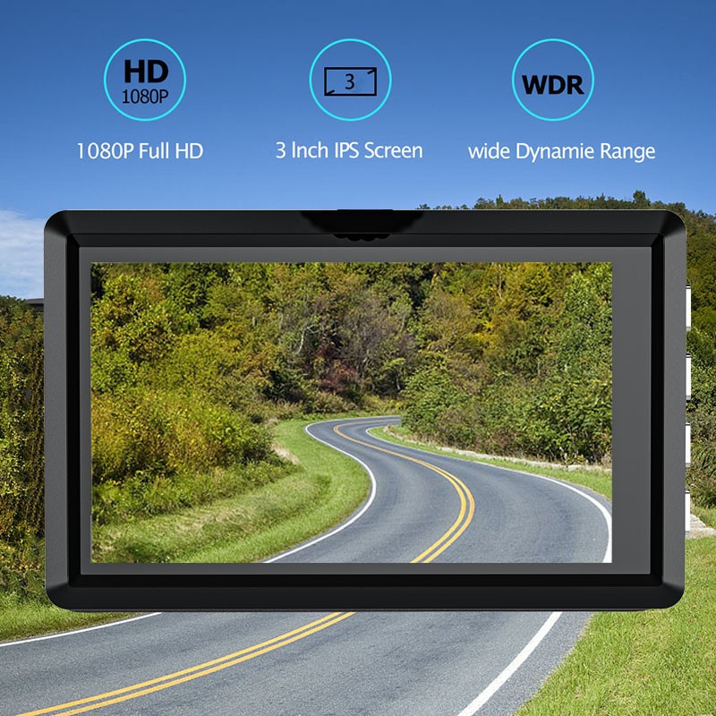 Camera Hành Trình 3 Inch 1080p 1080p Cho Xe Hơi | BigBuy360 - bigbuy360.vn