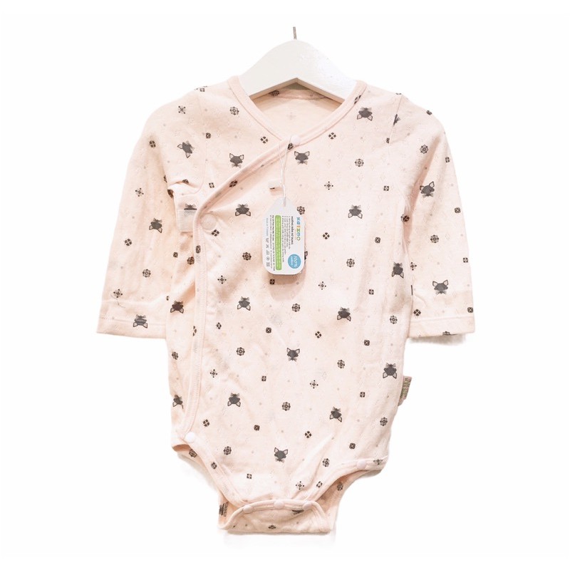 Body Tam Giác Tay Dài Dán Lệch Kaizoo Cho Bé BD061222