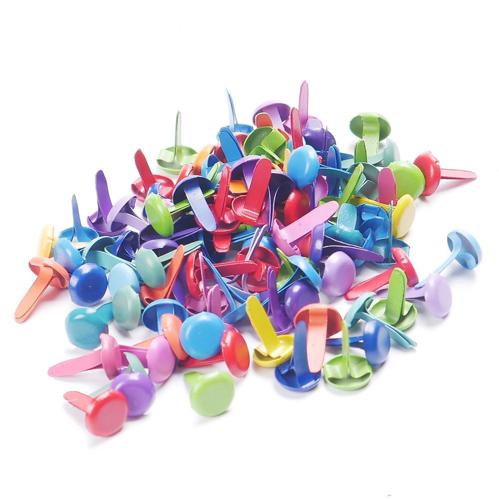Set 100 ghim tròn màu pastel dễ thương tiện dụng