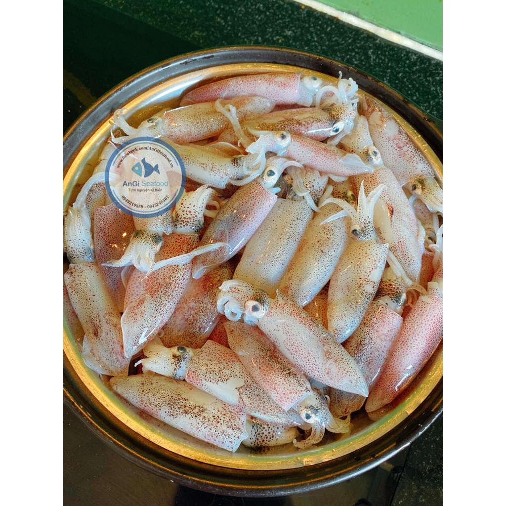 Mực sữa Phan Thiết tươi ngon 500g