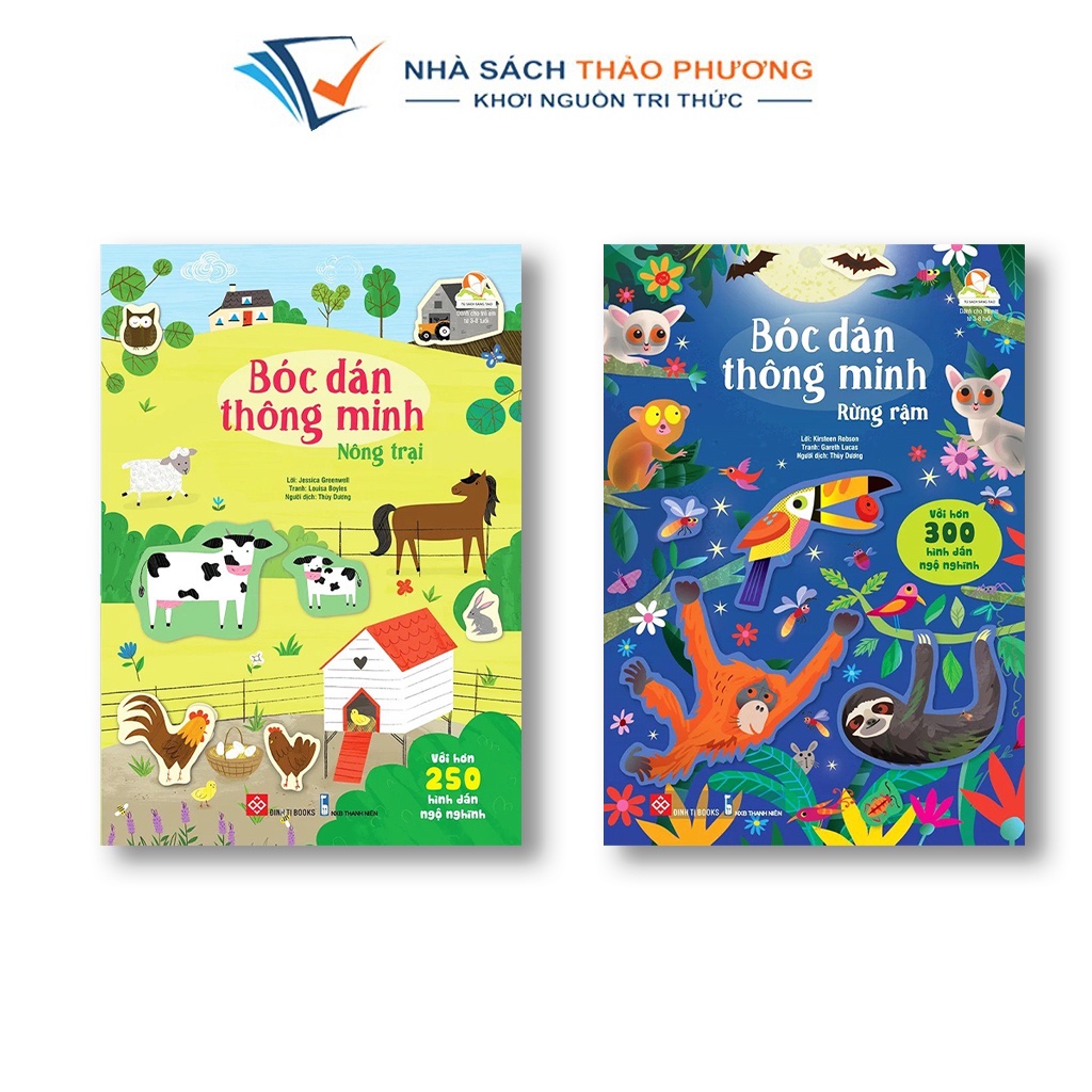 Sách - Bóc dán thông minh (Bộ 6 cuốn)