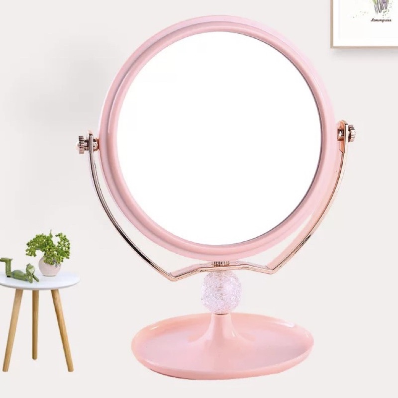 Gương trang điểm để bàn 2 mặt sang trọng có phóng to