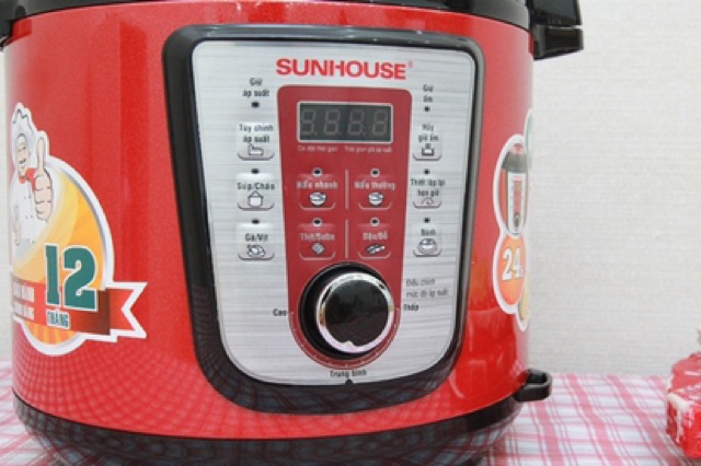 Nồi áp suất điện Sunhouse SHD 1767 6.0 lít hàng trưng bày như mới mới 99%