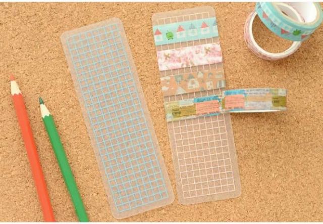 Thẻ nhựa quấn washi tape