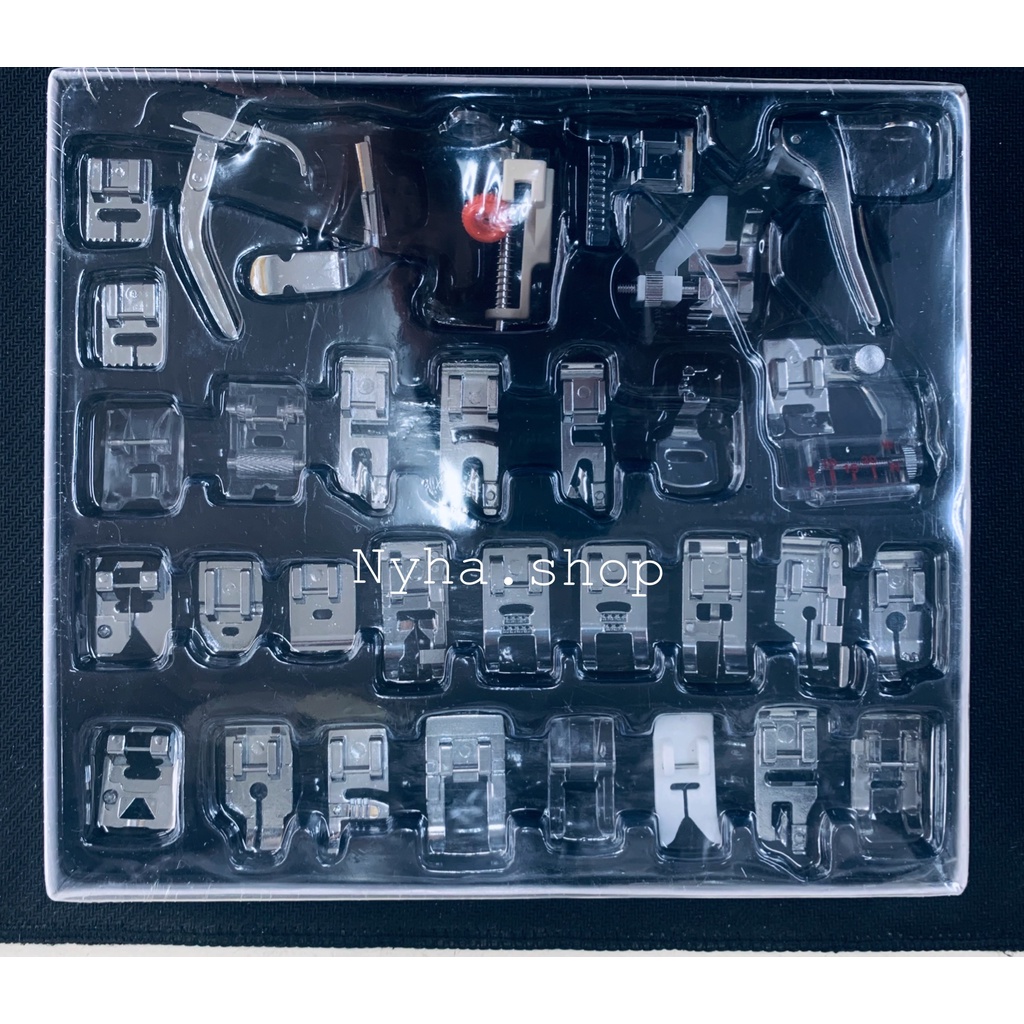 BỘ 32 CHÂN VỊT ĐA NĂNG MÁY MAY GIA ĐÌNH