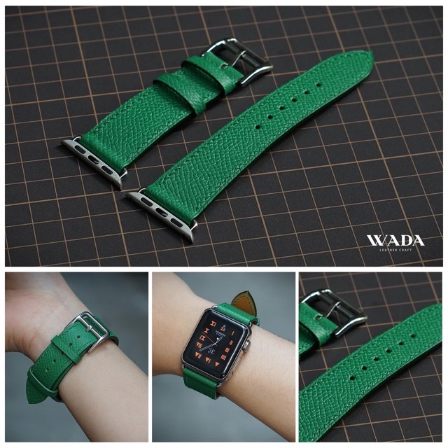 DÂY DA H MÀU XANH DÀNH CHO APPLE WATCH