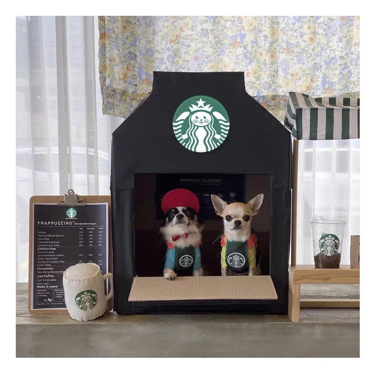 Yếm Starbucks Hàn Quốc cho chó mèo