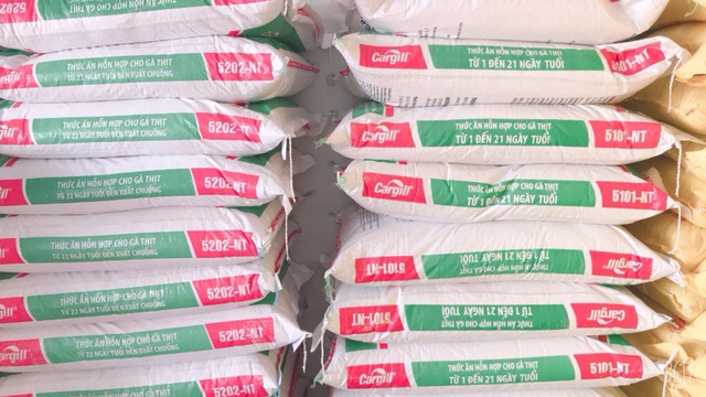 Cám Cargill thức ăn cho gà thịt, chim, Bồ câu