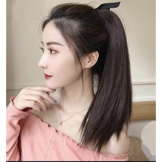 Tóc Giả Cột Thẳng 40cm Tự Nhiên – Dày Mượt, Dễ Dùng, Không Lộ, Phù Hợp Mọi Gương Mặt