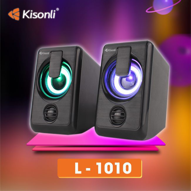 Loa Máy Tính 2.0 Kisonli L-1010 Led