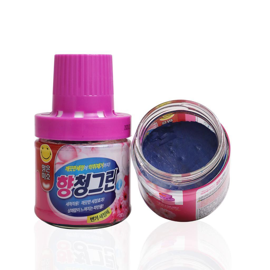 COMBO 2 sáp bồn cầu Sakura Hàn Quốc khử mùi nhà tắm - hũ 180gr