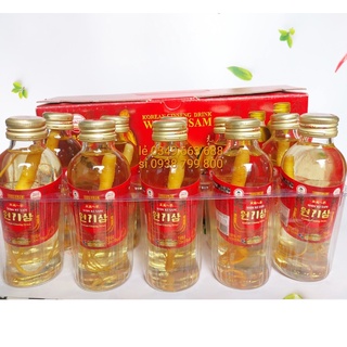 Nước hồng sâm có củ Wonkisam Hàn Quốc