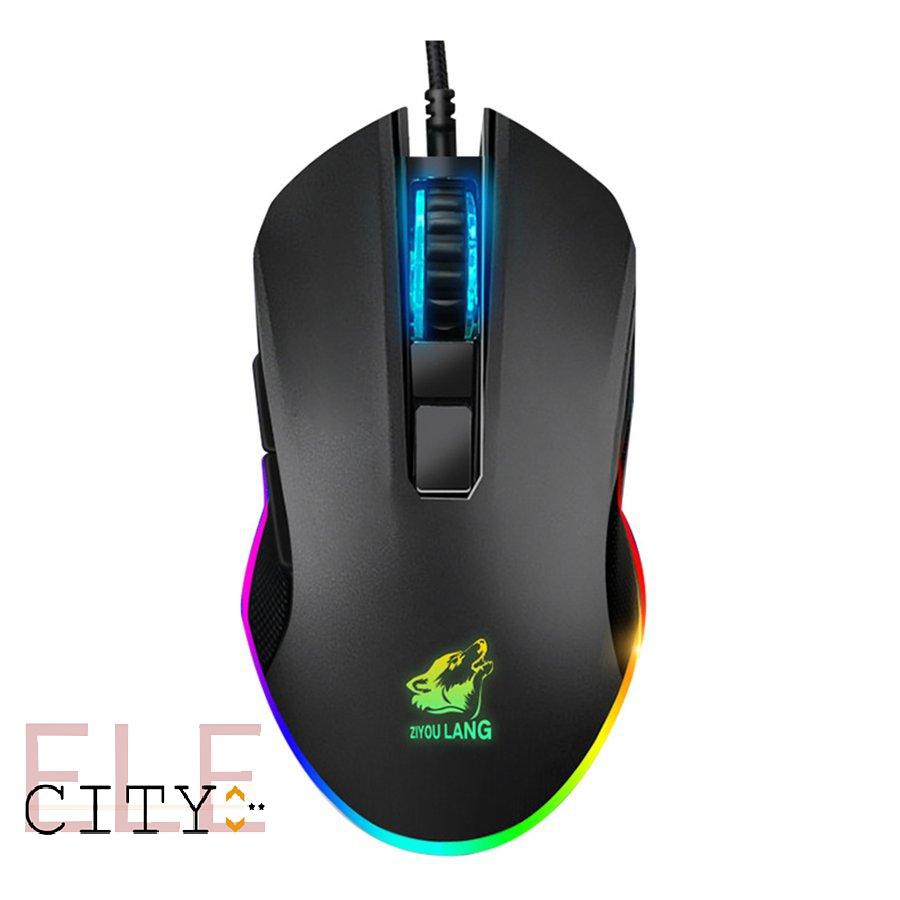 Chuột Chơi Game Có Dây V1 8 Nút Bấm Có Đèn Led Rgb