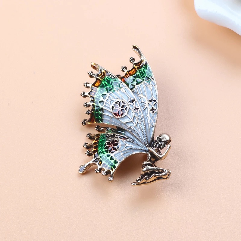 Ghim Cài Áo Hình Bươm Bướm Phong Cách Mới Đáng Yêu