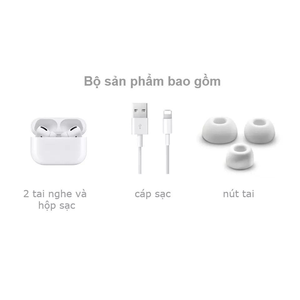 Tai Nghe Bluetooth Inpods Pro Bản Cảm Ứng, Pop-up Kết Nối, Lắp Vừa Ốp Lưng Airpod Pro