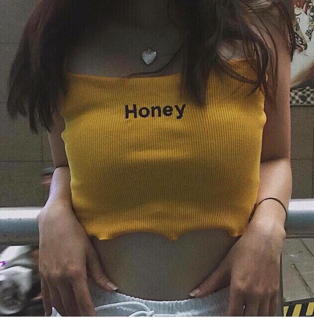 Chuẩn Áo 2 dây croptop honey [ sp bán chạy năm 2019 ] - mua hóa đơn trên 300k được tặng 1 phần quà từ shop carotshop đẹp