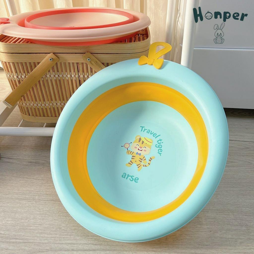 Chậu rửa mặt Honper gấp gọn hình Hổ Travel Tiger cho bé vệ sinh
