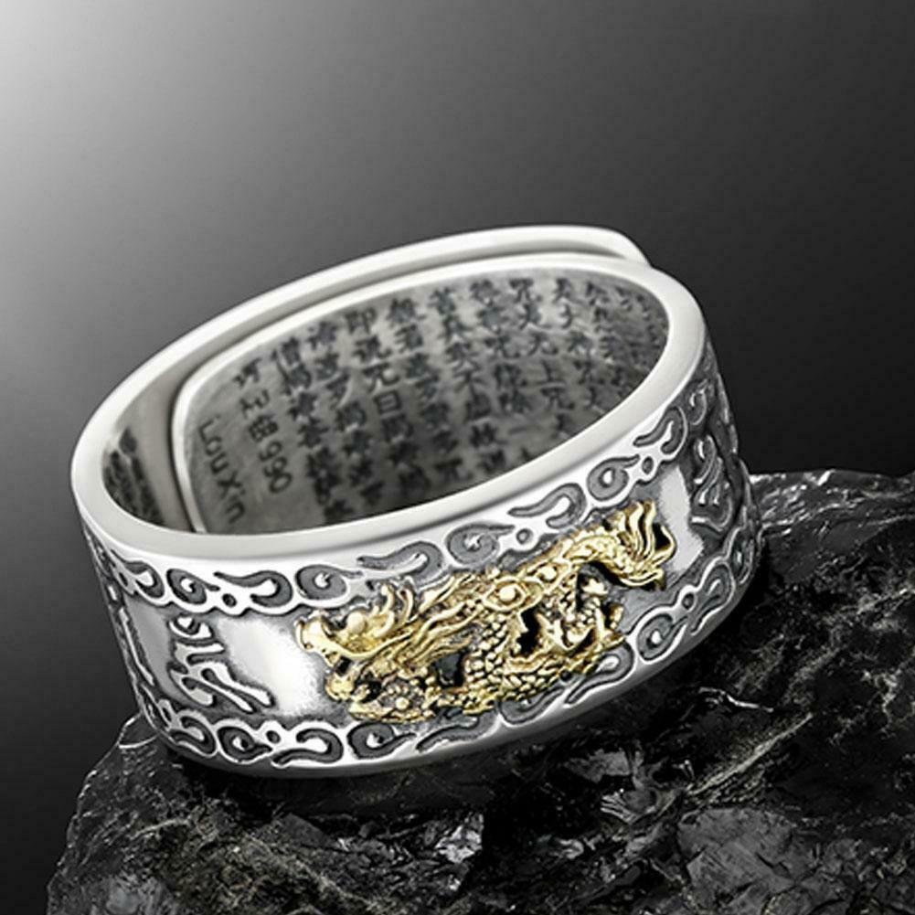 Nhẫn Hở Mạ Bạc Hình Trái Tim Cho Nam