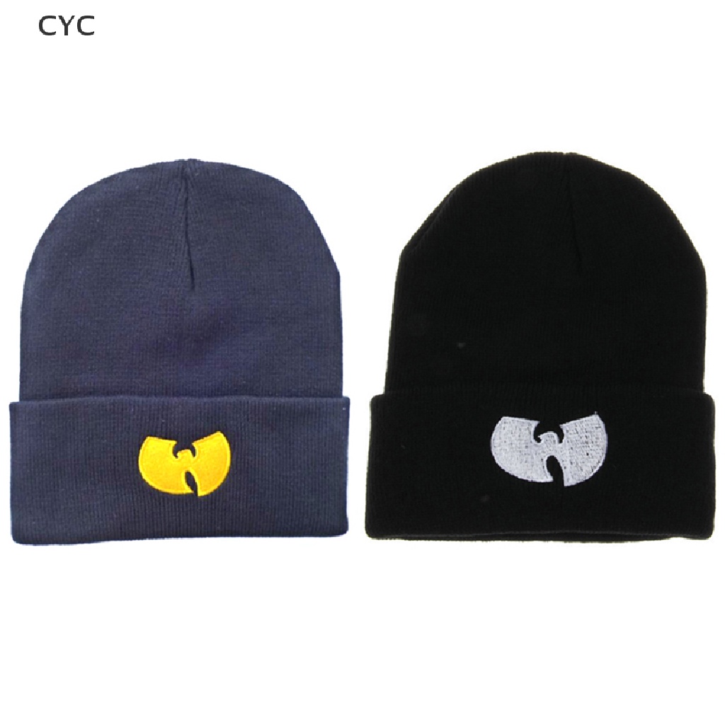 Mũ len trùm đầu giữ ấm mùa đông họa tiết WU TANG CLAN phong cách hiphop cho nam nữ CY