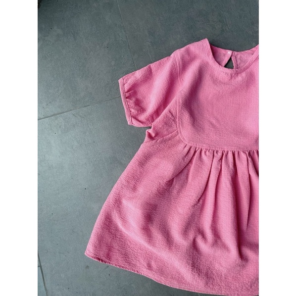 Váy đầm Zara hồng cực xinh cho bé gái