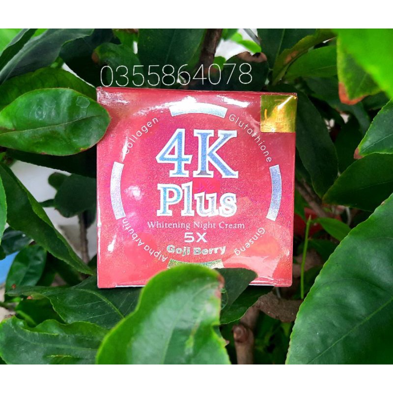 Kem 4k Plus đỏ Thái Lan, mẫu mới nhất