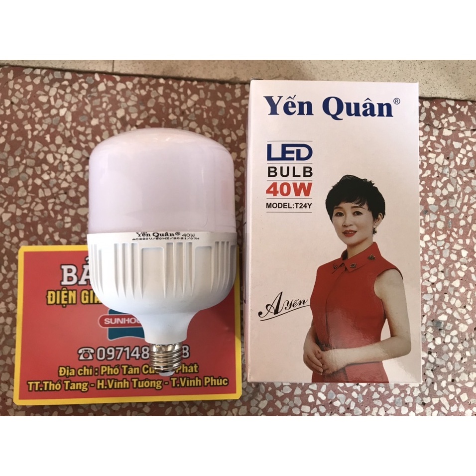 Bóng Đèn LED Trụ 5W-65W Yến Quân Siêu Sáng