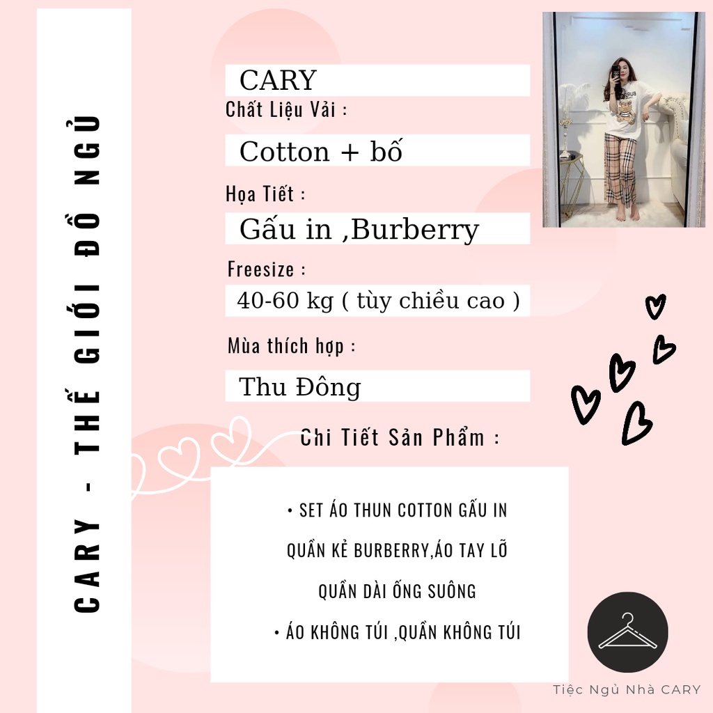 Set đồ nữ quần dài kẻ sọc ống rộng áo thun unisex tay lỡ CARY