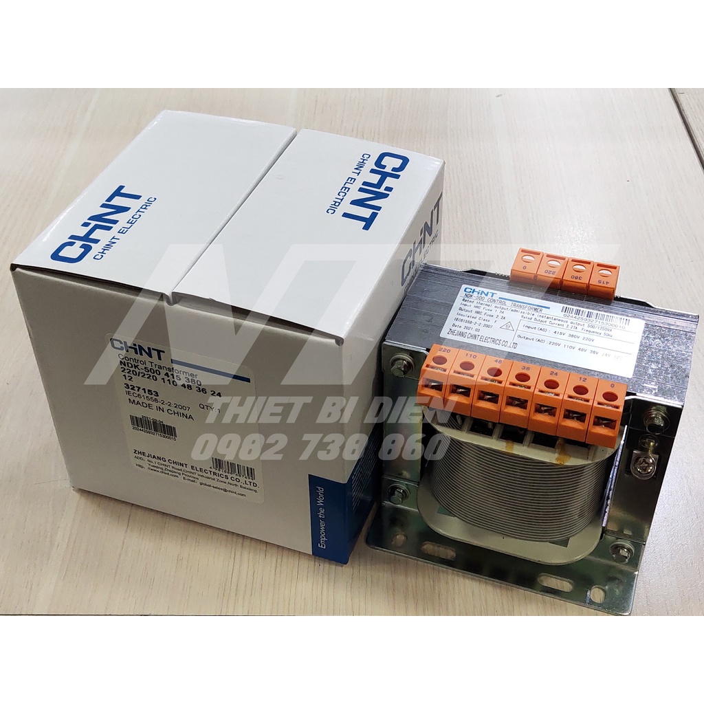 Biến áp cách ly NDK-500VA Chint