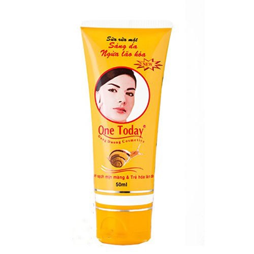 Sữa rửa mặt Onetoday trắng da chống lão hóa 50ml