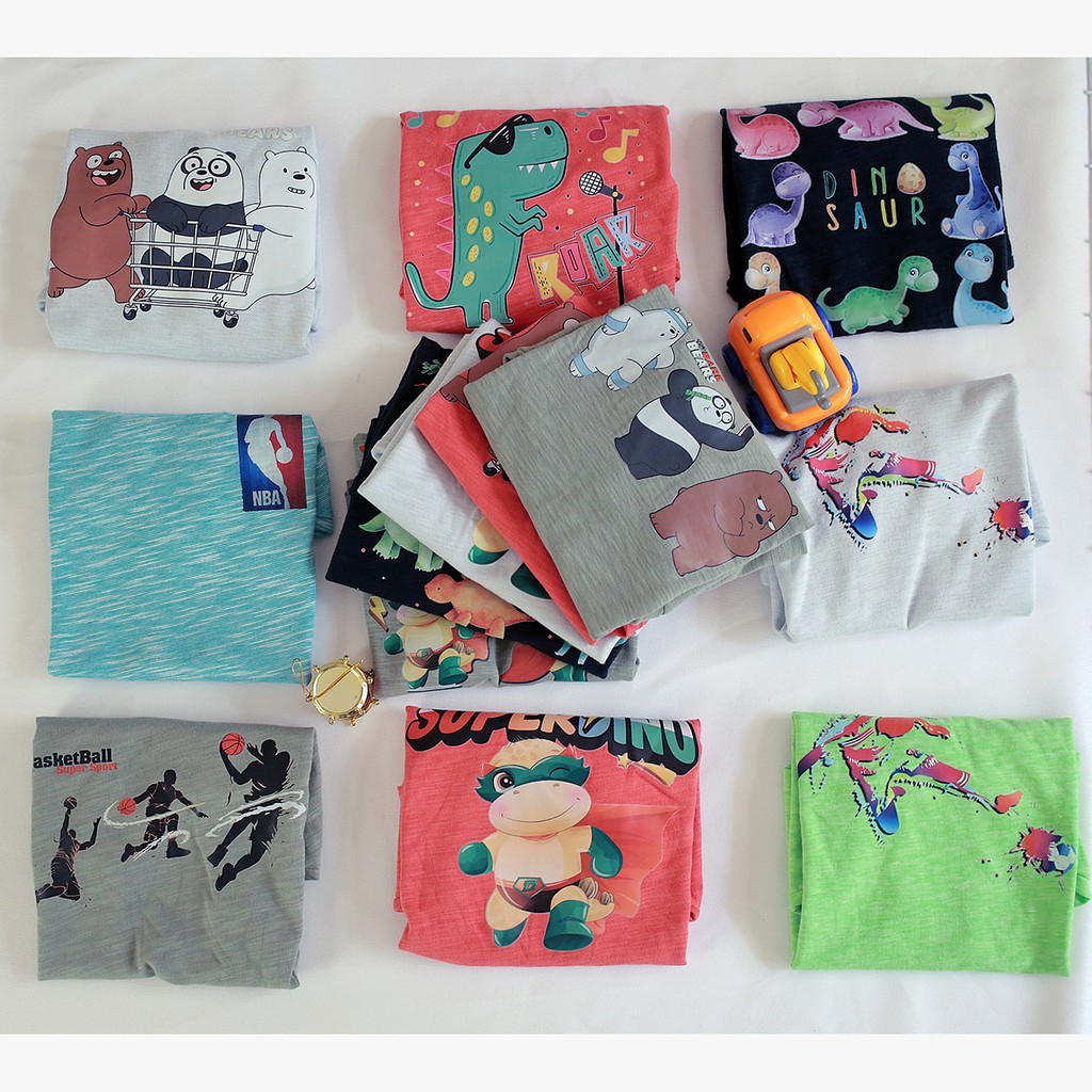 COMBO 03 Áo phông trẻ em cao cấp nhất 100% cotton tiêu chuẩn VNXK với mẫu mã đa dạng - TIỆM NHÀ SÓC BƠ