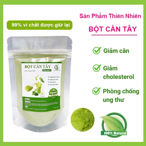 Bột Cần Tây Nguyên Chất Sấy Lạnh Giảm Cân Làm Đẹp Da 100g