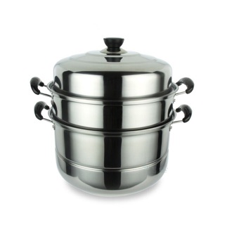 Nồi Hấp Inox Đa Năng 2 Tầng 3 Ngăn Cao Cấp kèm ảnh thật