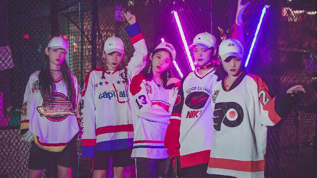 Nhl Áo Thun Dài Trung Bình Cỡ Lớn Thêu Họa Tiết Khúc Côn Cầu Phong Cách hip hop Đường Phố Âu Mỹ Cổ Điển