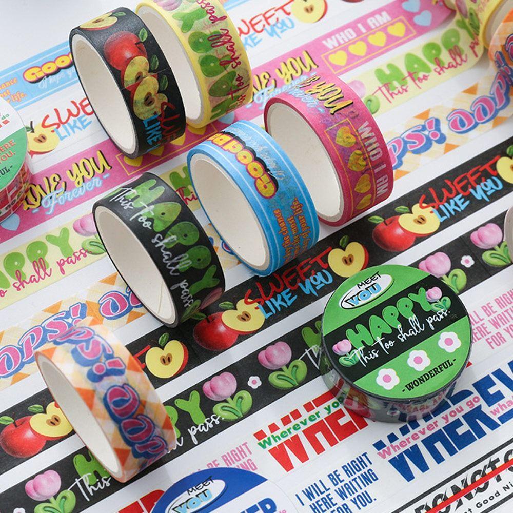 CHOOKEY Băng Keo Dán Trang Trí Họa Tiết Dễ Thương DIY