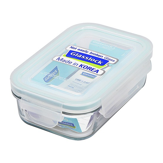 Hộp thủy tinh cường lực Glasslock 400ml dùng được tròng lò vi sóng máy rửa bát