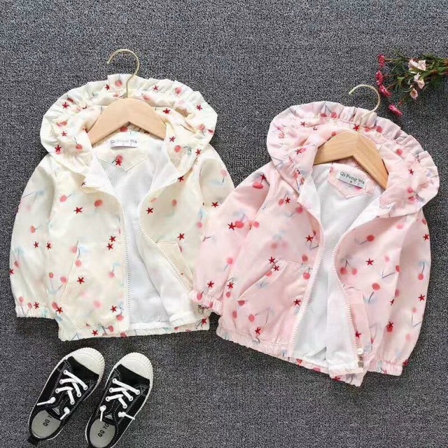 Áo gió hàng Quảng Châu cho bé gái 8-20kg