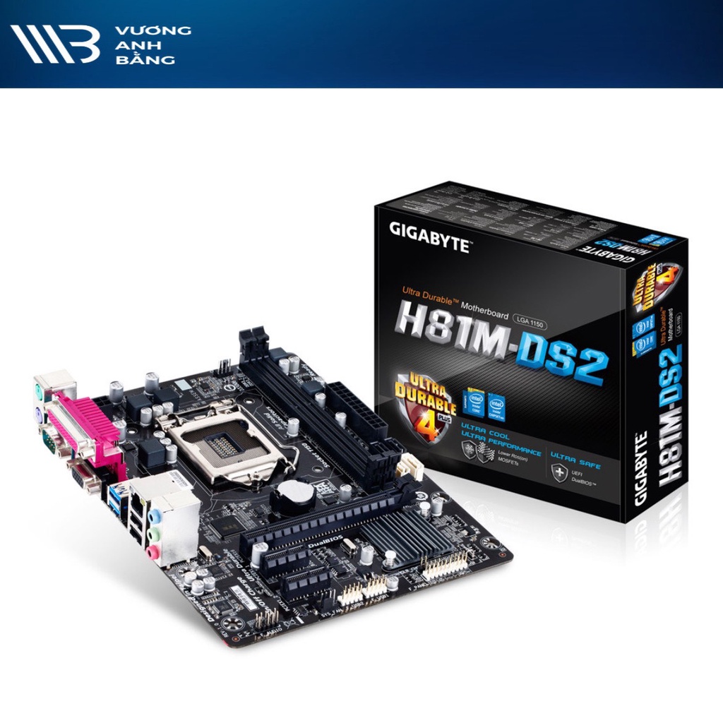 Mainboard GIGABYTE H81M-DS2 Chính hãng