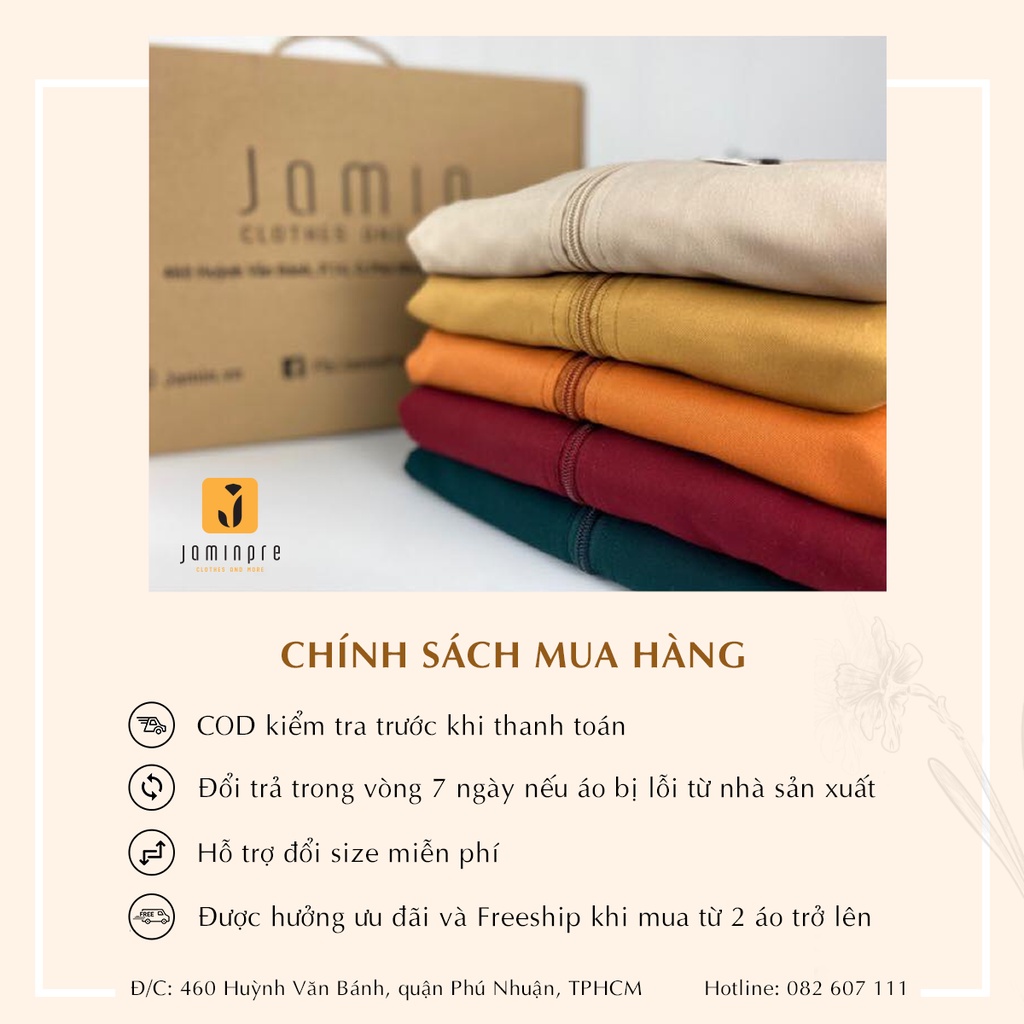 Jamin Premium - Áo Khoác Cao Cấp, chất dù suýt không xổ lông 2 Lớp, mát chống nắng, chống tia UV phom đẹp JBR08