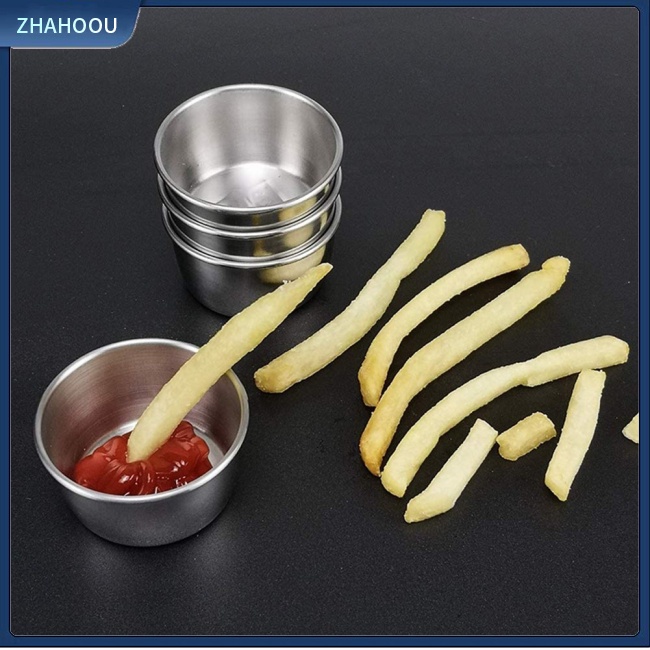 ☃Nhà☃ Cốc Đựng Nước Sốt Bằng Thép Không Gỉ 304 Dành Cho Nhà Bếp