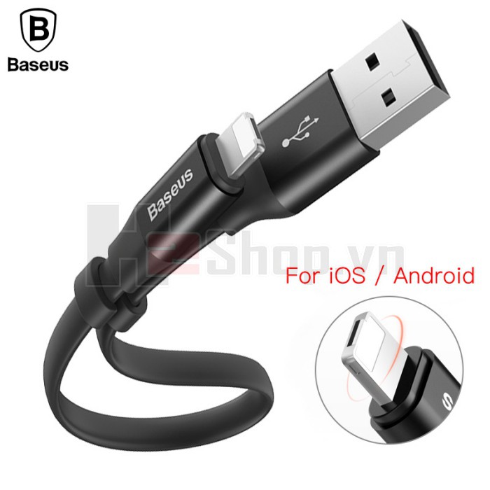 CÁP SẠC BASEUS ĐA NĂNG 2 IN 1 MICROUSB & LIGHTNING