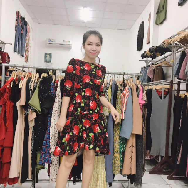 Đầm bông tay lỡ