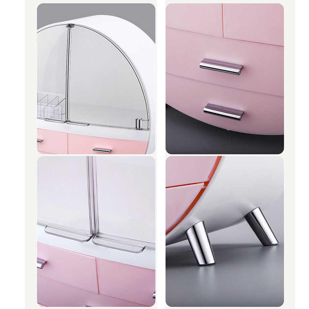 OCEANMAP Hộp Đựng Mỹ Phẩm Bằng Acrylic Trong Suốt Hình Quả Trứng Sức Chứa Lớn