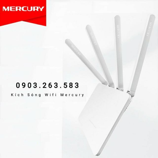 WIFI Kích sóng 300M MERCURY 4 ăng ten 2019 | BigBuy360 - bigbuy360.vn