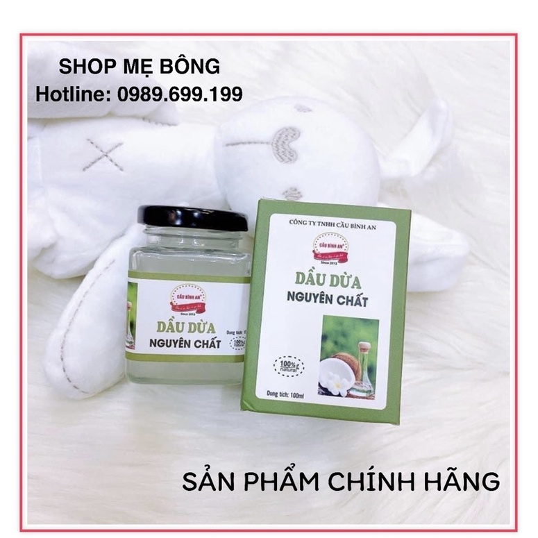 Dầu dừa nguyên chất Cầu Bình An 100ml