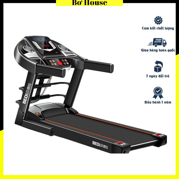 Máy Chạy Bộ Điện Đa Năng Loại 5 Cấp Độ Có Đánh Mỡ Bụng Chạy Nhỏ Gọn Phù Hợp Nhu Cầu Thể Dục Giảm Cân Tại Nhà