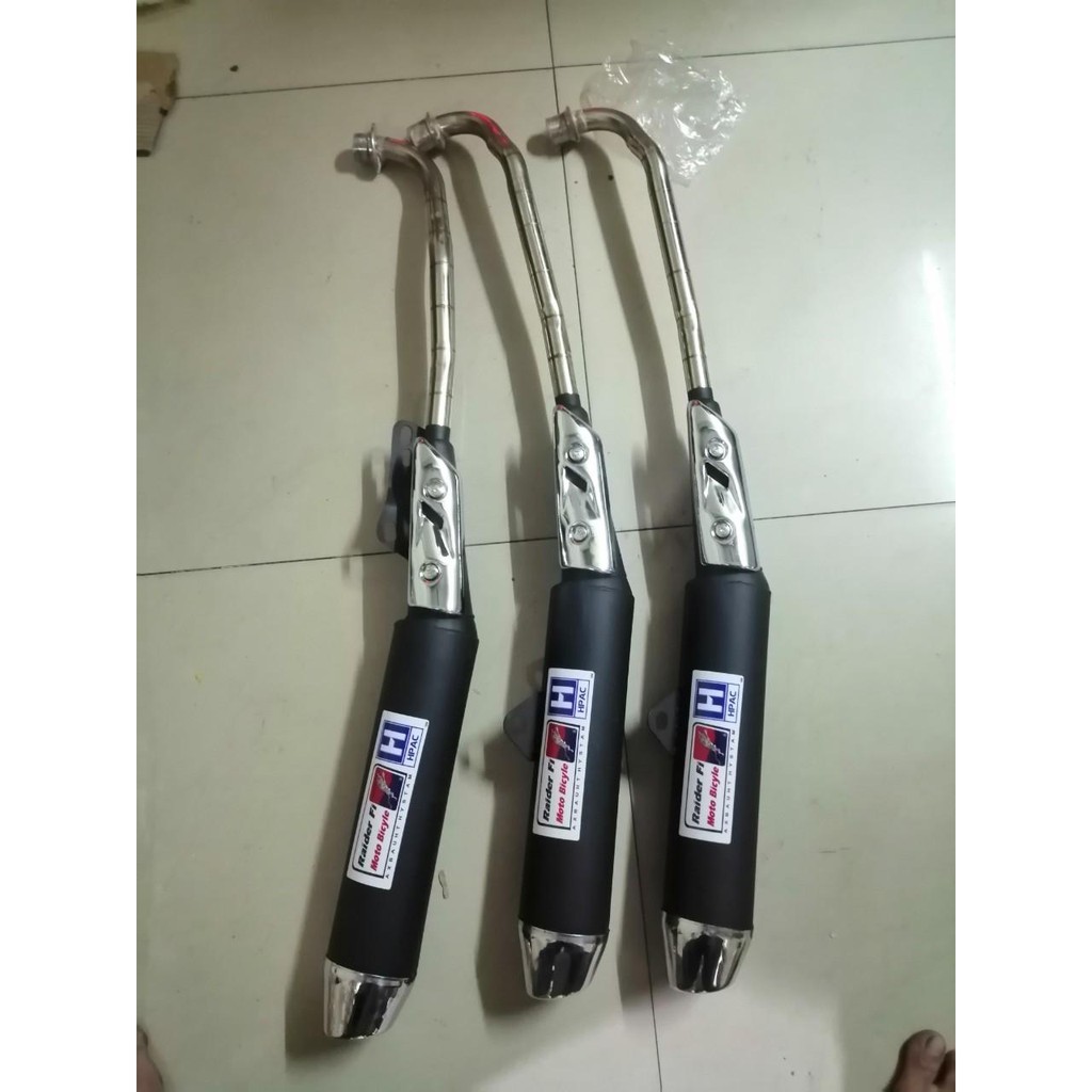 Pô xe máy, pô xe wave, thiết kế móc gắn, dành cho xe wave nhỏ