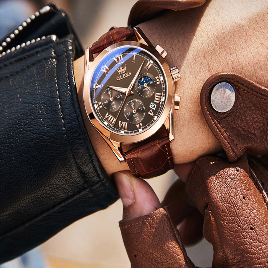 Đồng hồ nam olevs, đồng hồ nam chính hãng, đồng hồ nam dây da