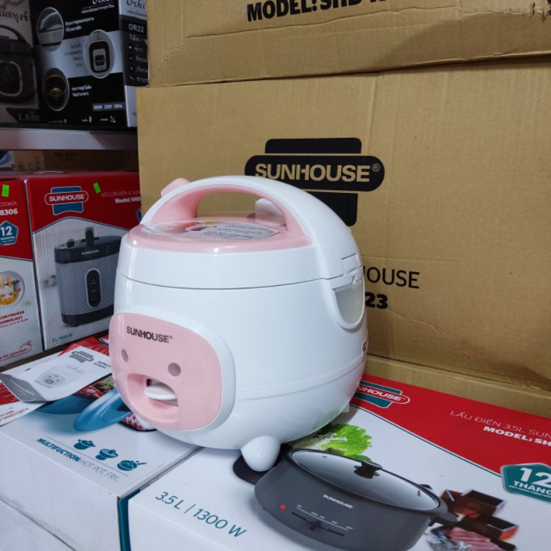 NỒI CƠM ĐIỆN 1.2L SUNHOUSE SHD8217W hàng chính hãng giá rẻ